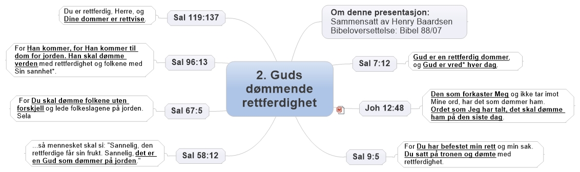2. Guds dømmende rettferdighet